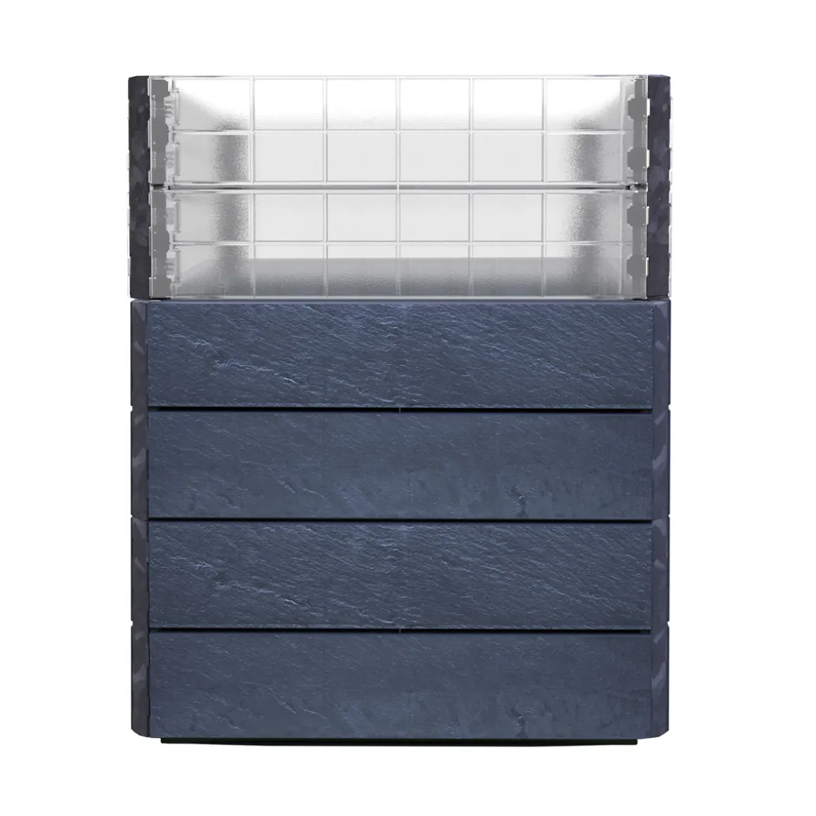 Garantia Hochbeet ERGO QUADRO Turbo M 75 Stone inkl FLORA