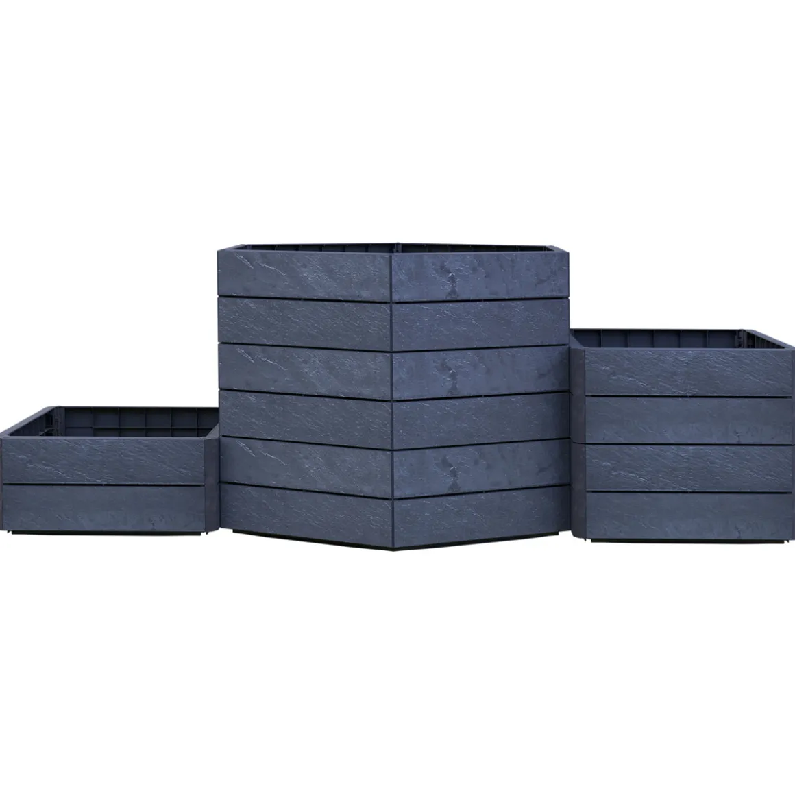 Garantia Hochbeet ERGO VARIO 3 Stone inkl FLORA