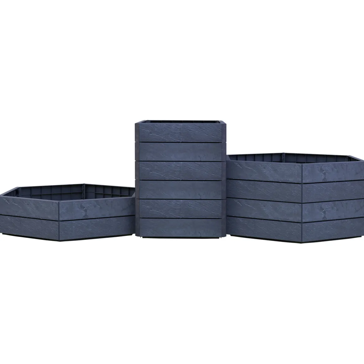 Garantia Hochbeet ERGO VARIO 3 Stone inkl FLORA