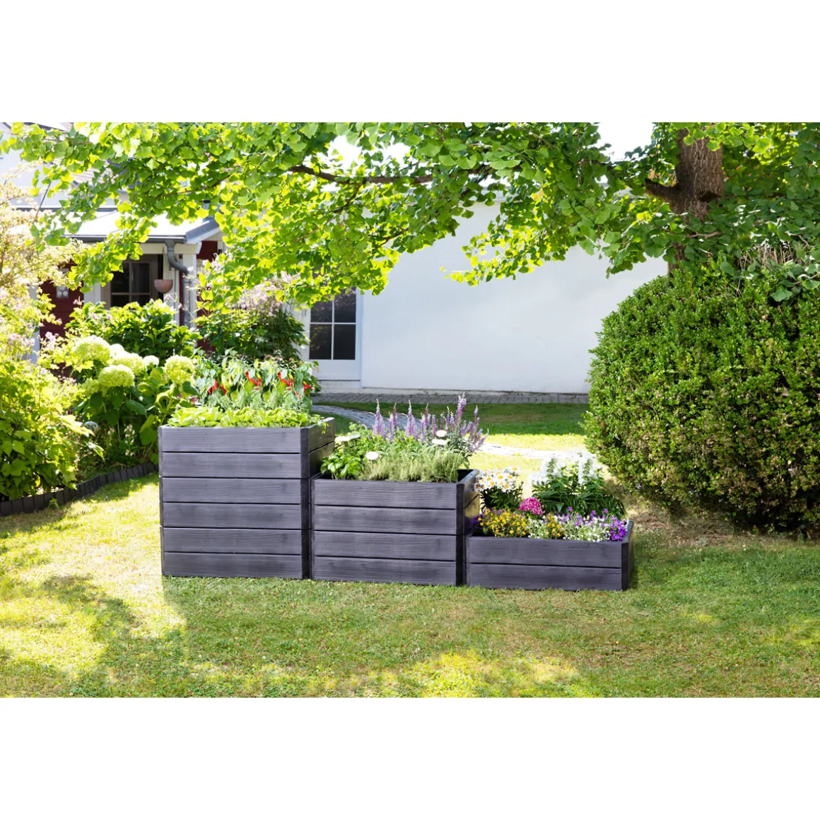 Garantia Hochbeet ERGO VARIO 2 Wood inkl FLORA