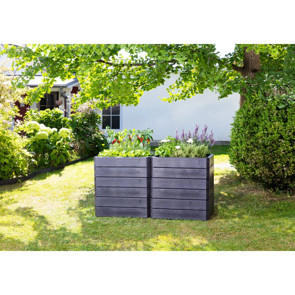 Garantia Hochbeet ERGO VARIO 2 Wood inkl FLORA