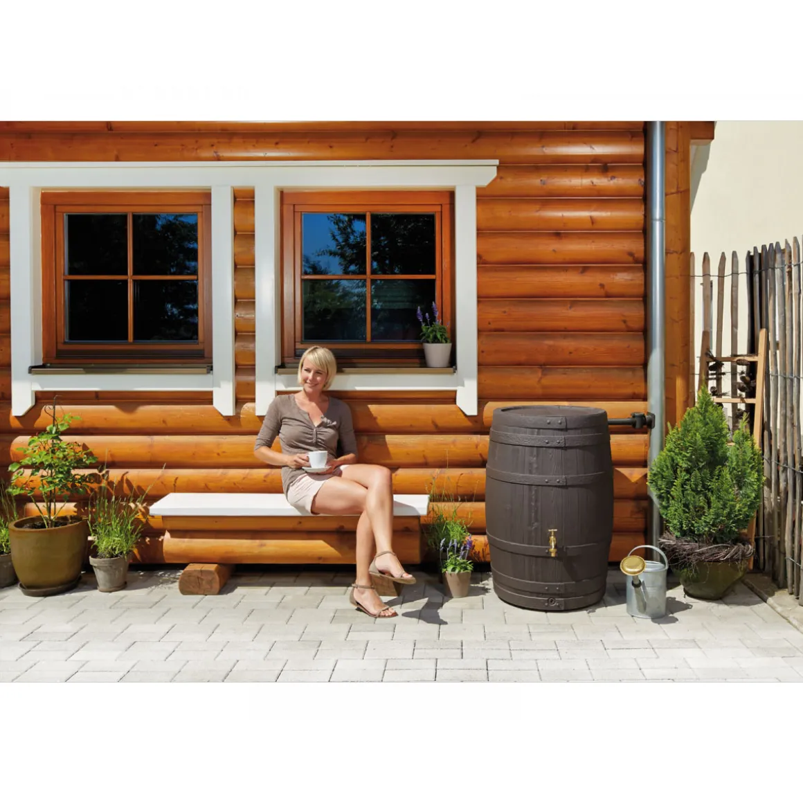 Garantia Regenfass Barrica braun 260 L