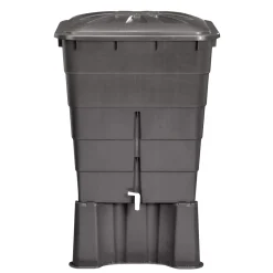 Garantia Regentonne eckig 300 L graphite grey inkl Deckel und Hahn