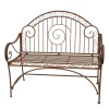 Garden Pleasure Bank CAMEROON Stahl, glatt, rostoptik