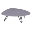 Garden Pleasure Tisch EMILIA Aluminium, gesinterter Stein, grau