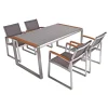 Garden Pleasure Tischgruppe AVA 5-tlg. Aluminium, Nonwood, Kunststoffgewebe