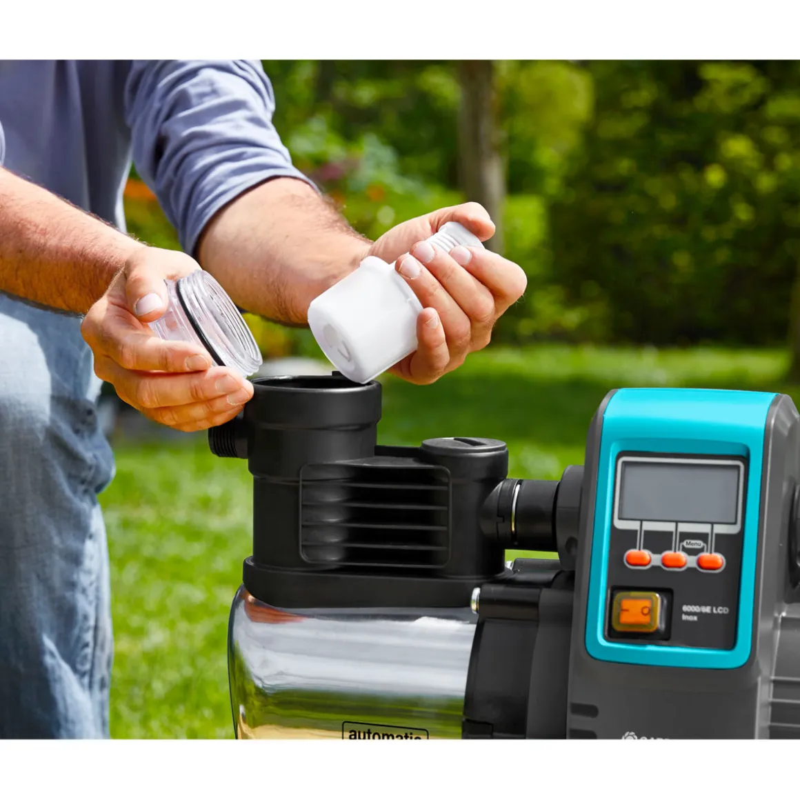 Gardena Haus- und Gartenautomat 6000/6 LCD Inox