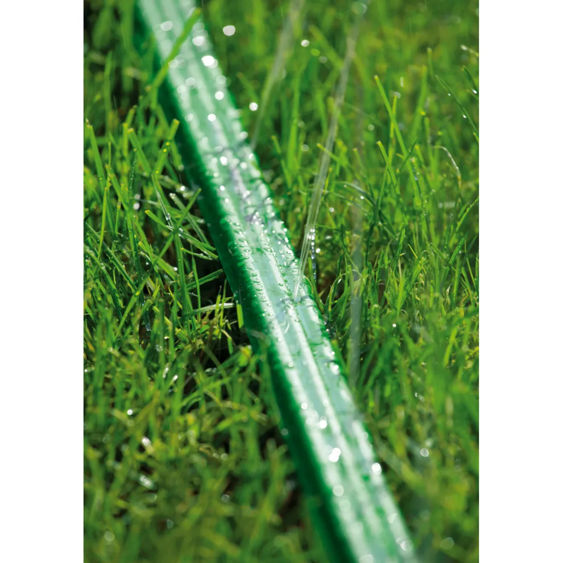 Gardena Schlauchregner mit Anschlußteilen grün
