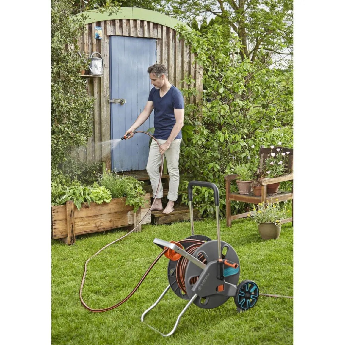 Gardena Schlauchwagen AquaRoll L Easy