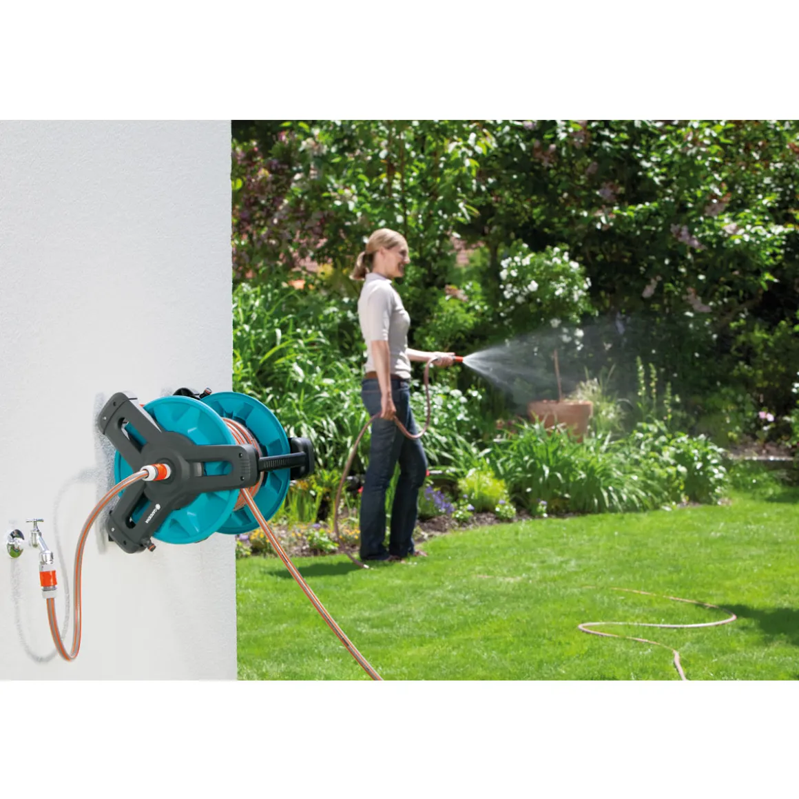 Gardena Wand-Schlauchtrommel Classic 50 20 m