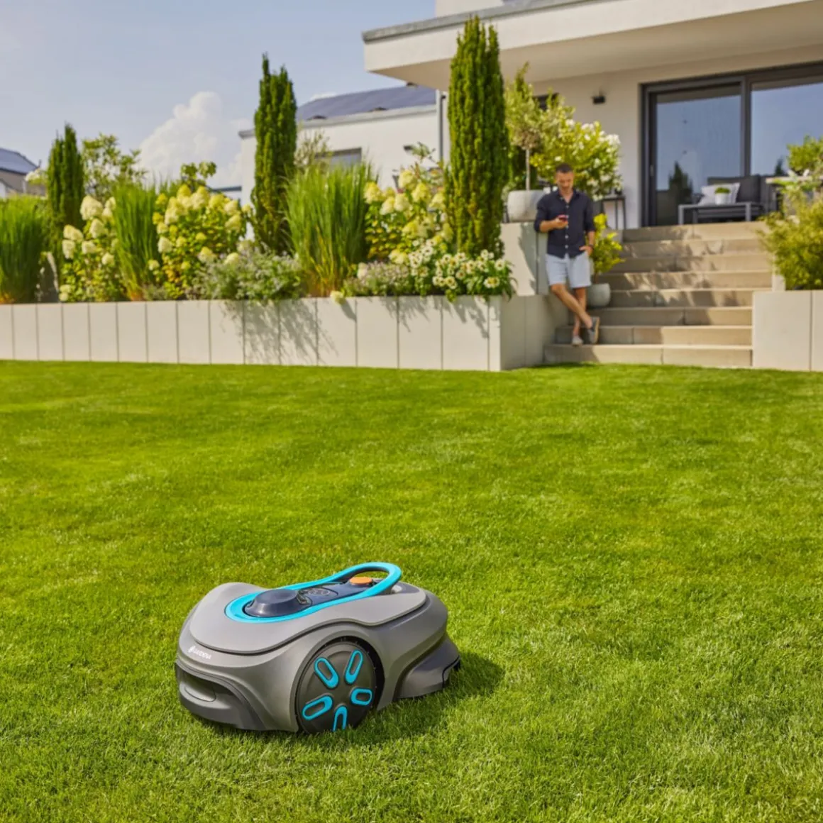 Gardena Mähroboter smart SILENO free Set 600 m² kabellos
