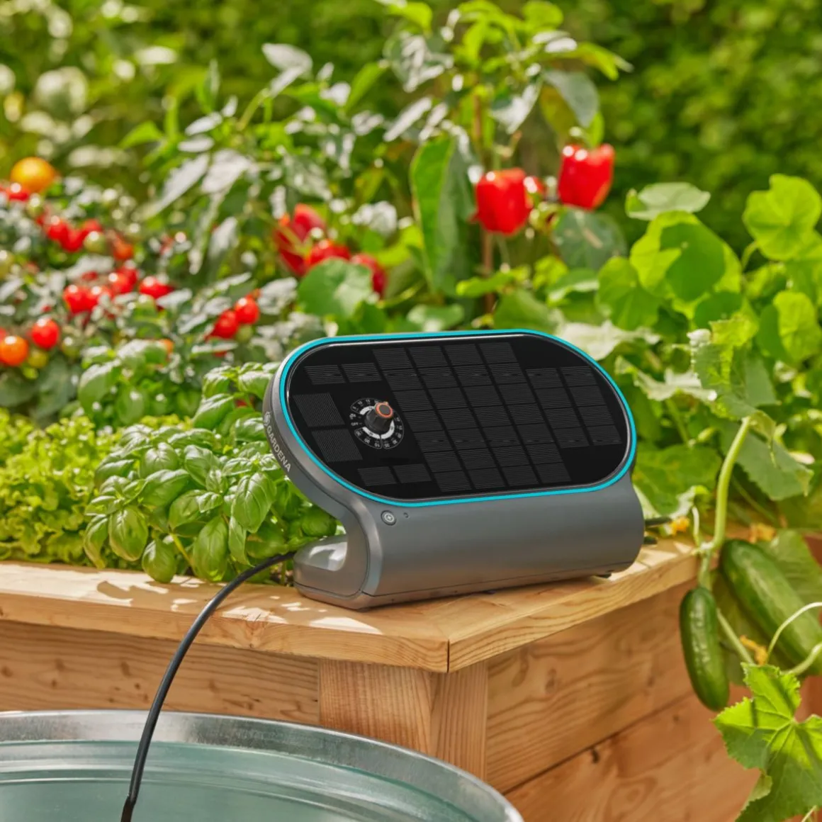 Gardena Solar-Bewässerung Set AquaBloom L