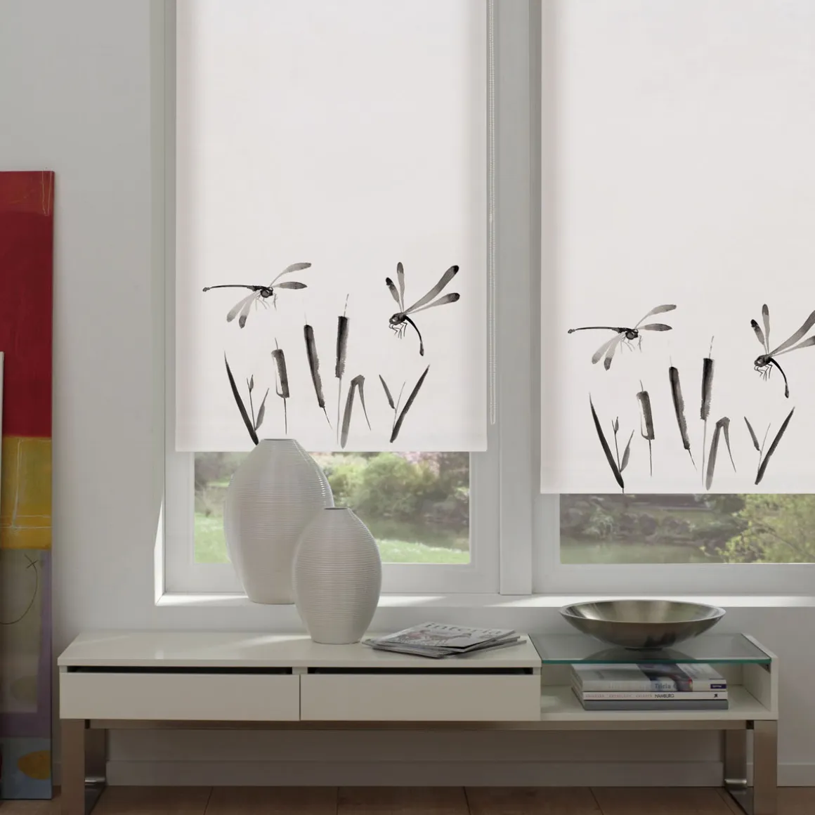 Gardinia Easyfix Rollo Japandi Dragonfly 60x150 cm