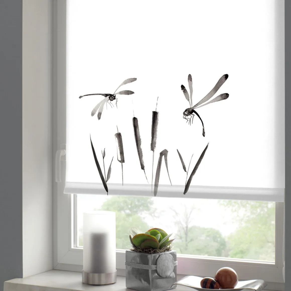 Gardinia Easyfix Rollo Japandi Dragonfly 75x150 cm