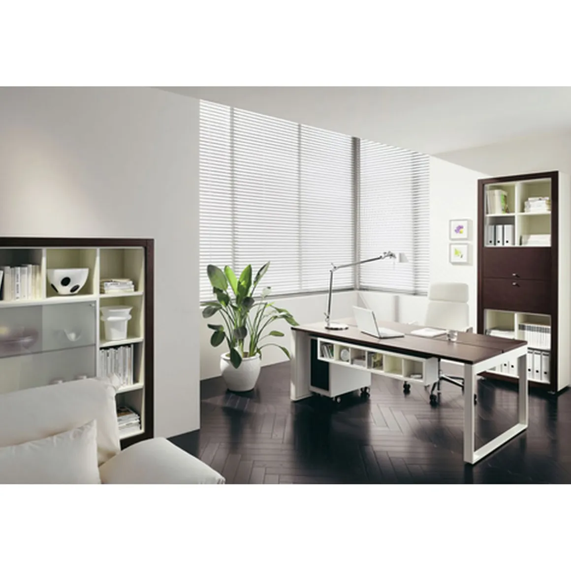 Gardinia Aluminium-Jalousie 60 x 130 cm weiß