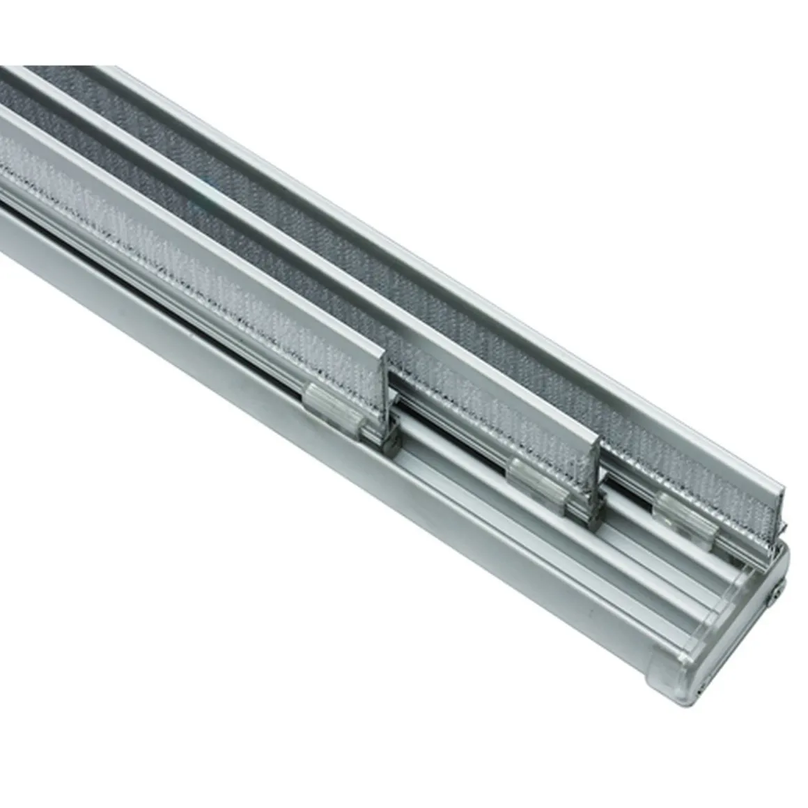 Gardinia Flächenvorhangschiene 3-läufig 170 cm Aluminium