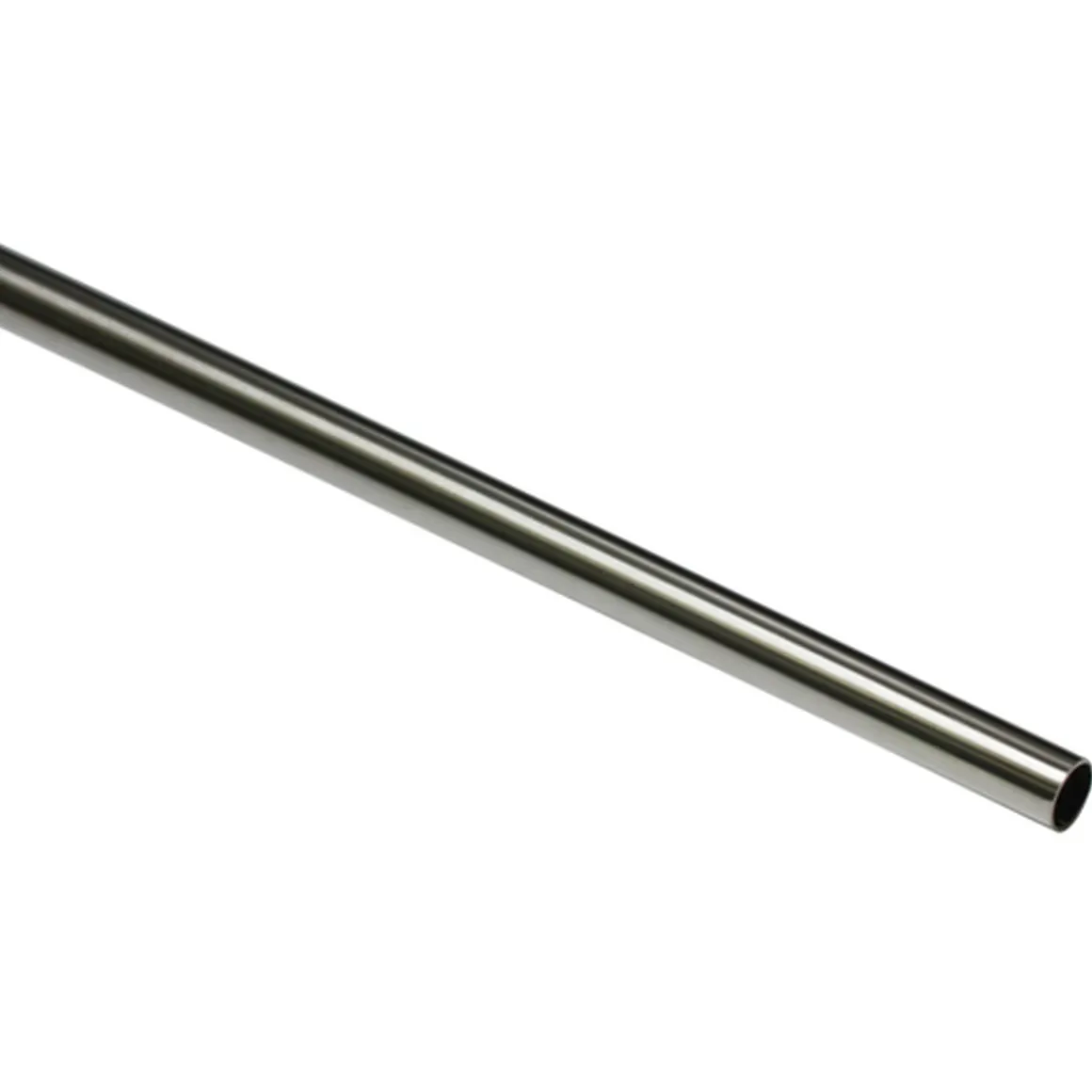 Gardinia Gardinenstange Durchmesser 12 mm 200 cm Edelstahl