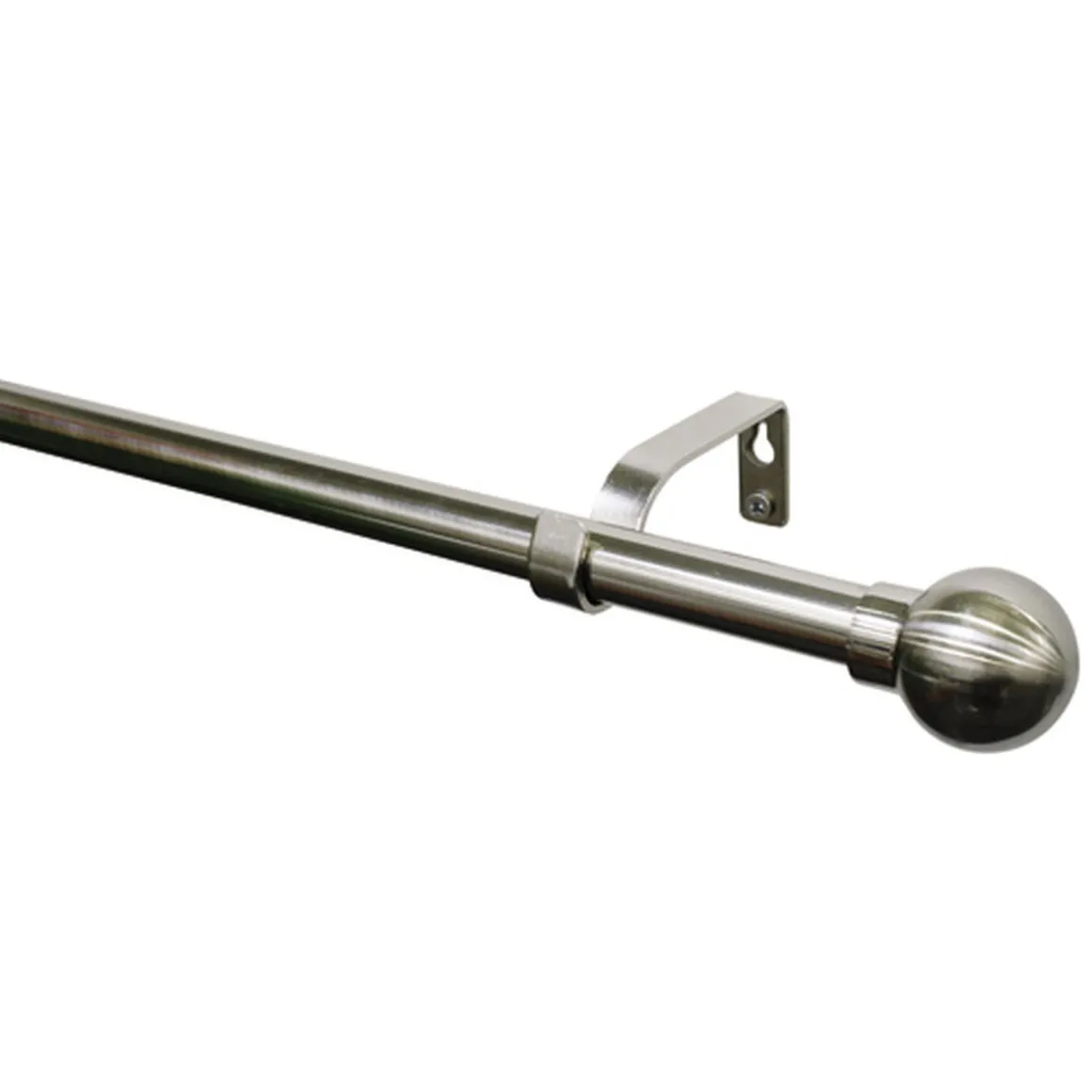 Gardinia Gardinenstange Kugel Durchmesser 16/19 mm 190-340 cm cm Edelstahl-optik