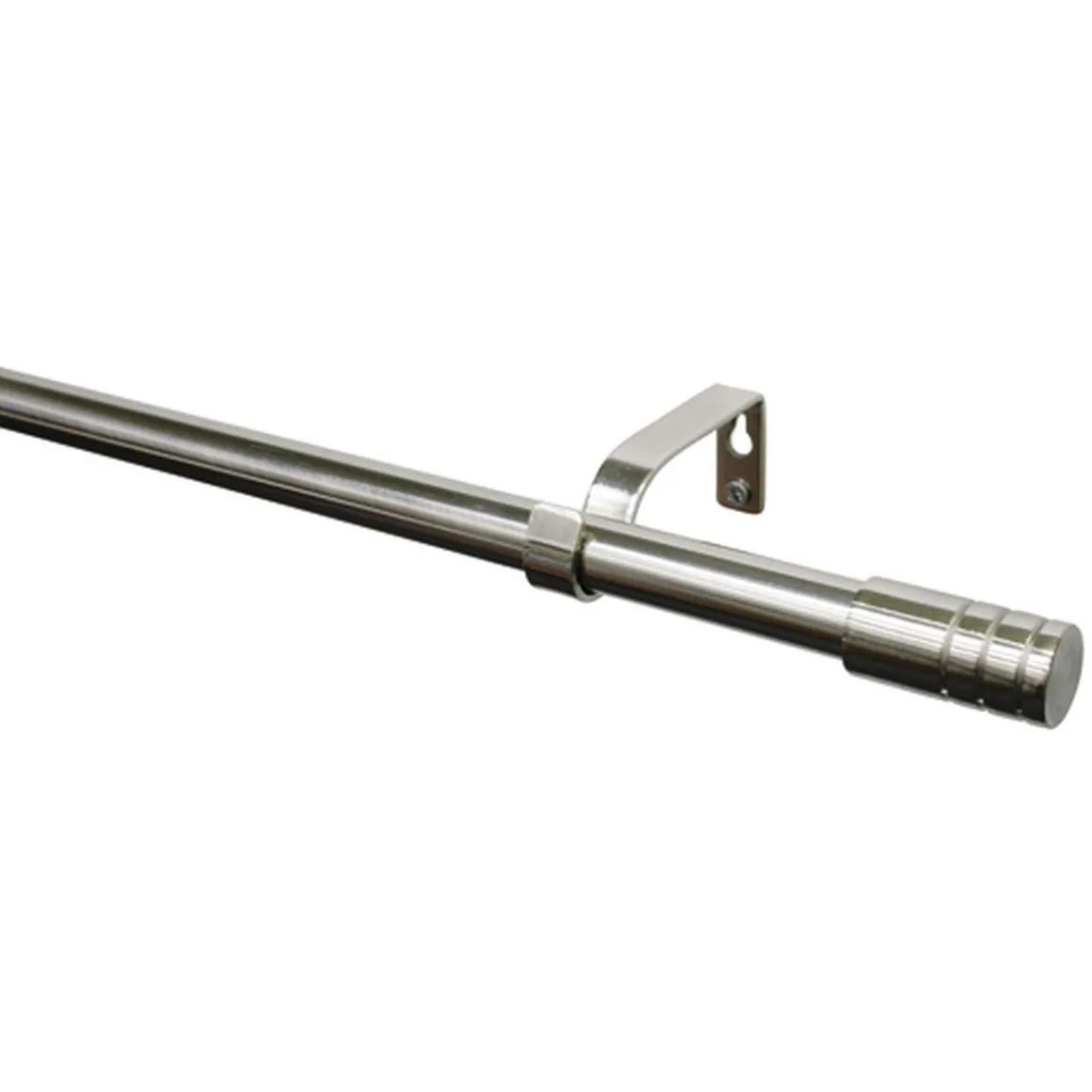 Gardinia Gardinenstange Zylinder Durchmesser 16/19 mm Edelstahl-optik