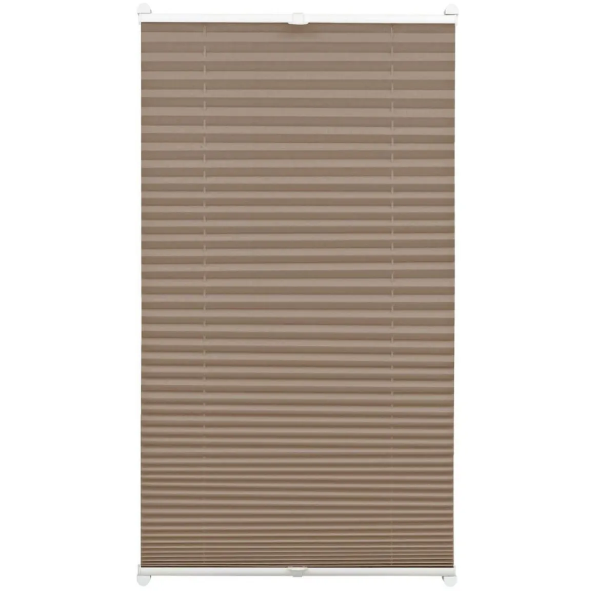 Gardinia Plissee EasyFix mit 2 Bedienschienen 60 x 130 cm taupe