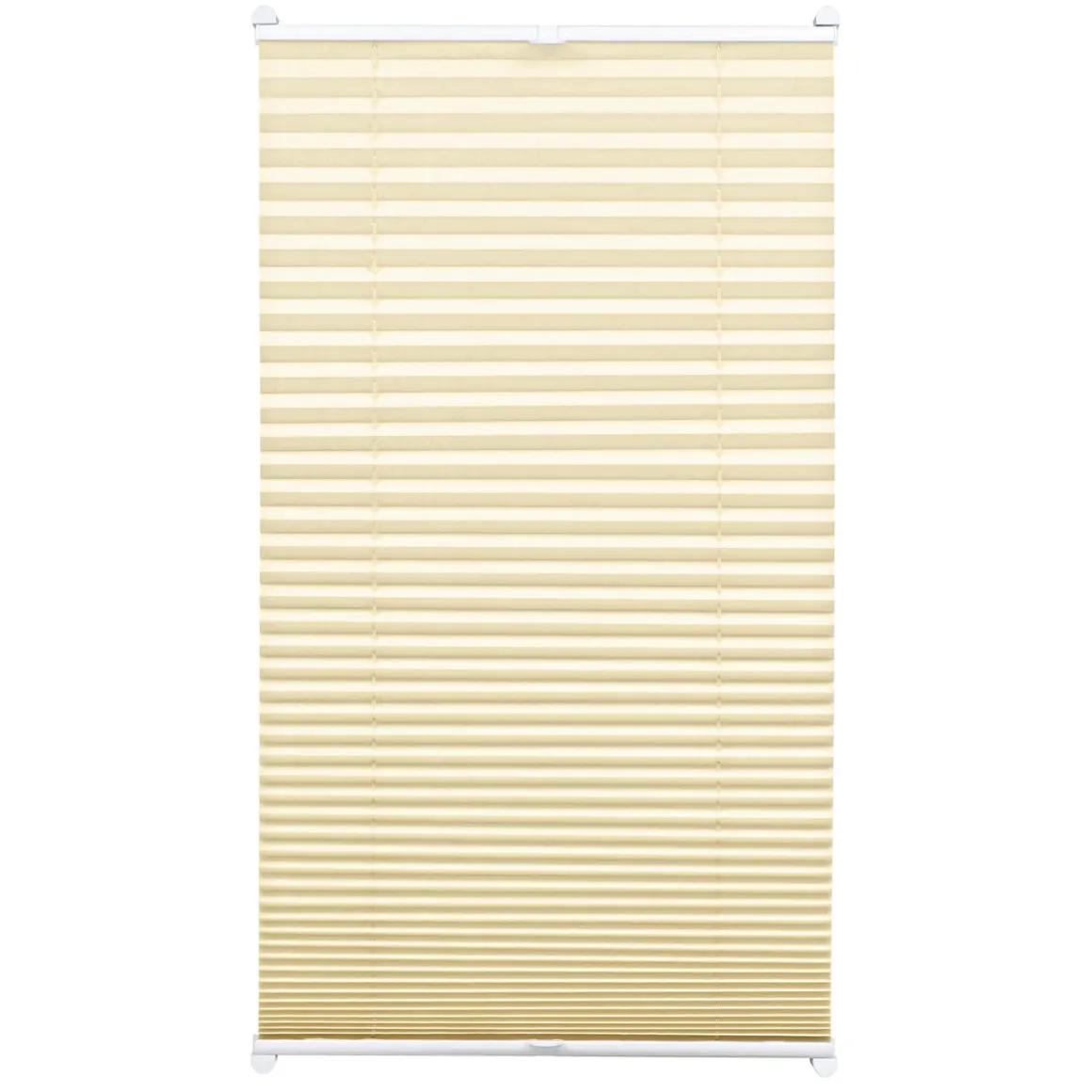 Gardinia Plissee Easyfix mit 2 Bedienschienen 60 x 130 cm creme
