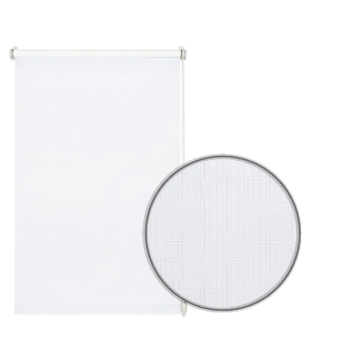 Gardinia Rollo EasyFix 75 x 150 cm Uni reinweiß