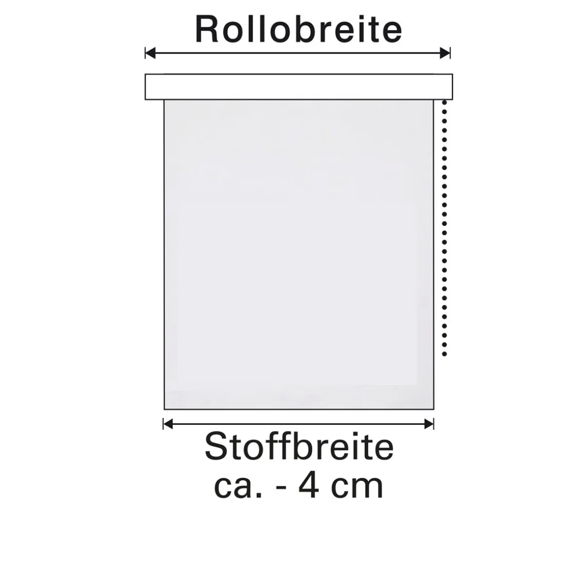 Gardinia Seitenzug-Rollo A3TV Nacht creme 102 x 180 cm