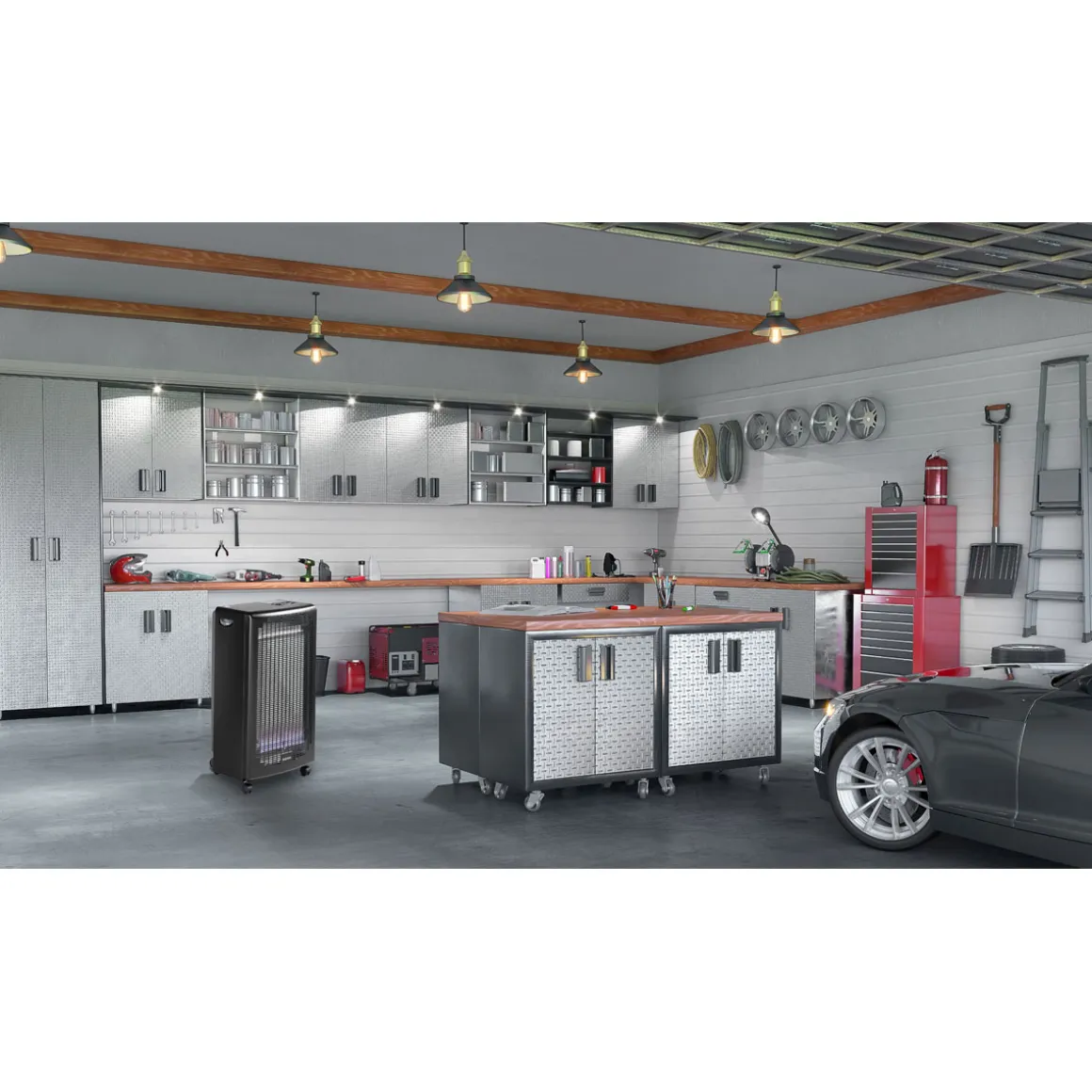 Gas Heizofen Blue Flame mit ThermostatHGO 4200/4 BFT Eco