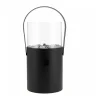 Gas-Windlicht Cosiscoop schwarz 16 x 30 x 16 cm