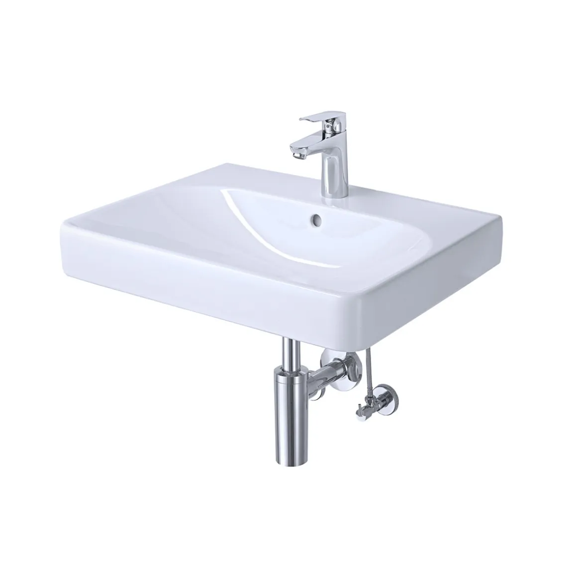 Geberit Waschtisch Smyle Square inkl Armatur 60 cm