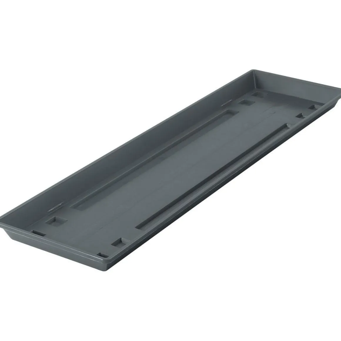 Geli Blumenkasten-Untersetzer 60 cm grau