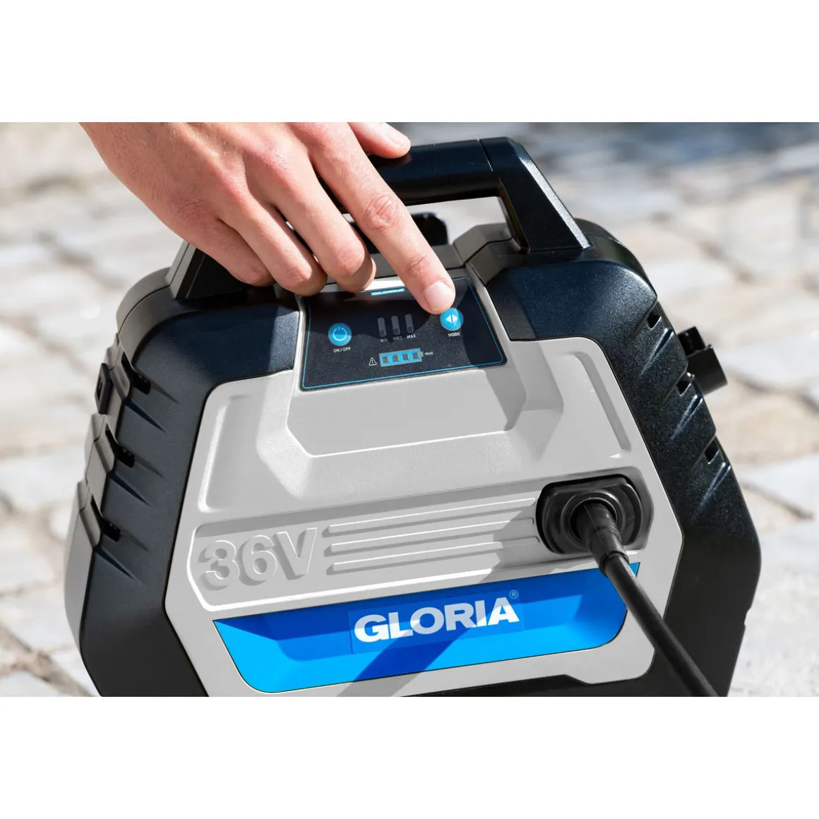 Gloria Akku-Mitteldruckreiniger-Set Multi Jet 2-teilig