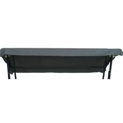 GO-DE Universal-Ersatzdach fuer Hollywood- Schaukel grau ca.125 x 190/145 x 215 cm