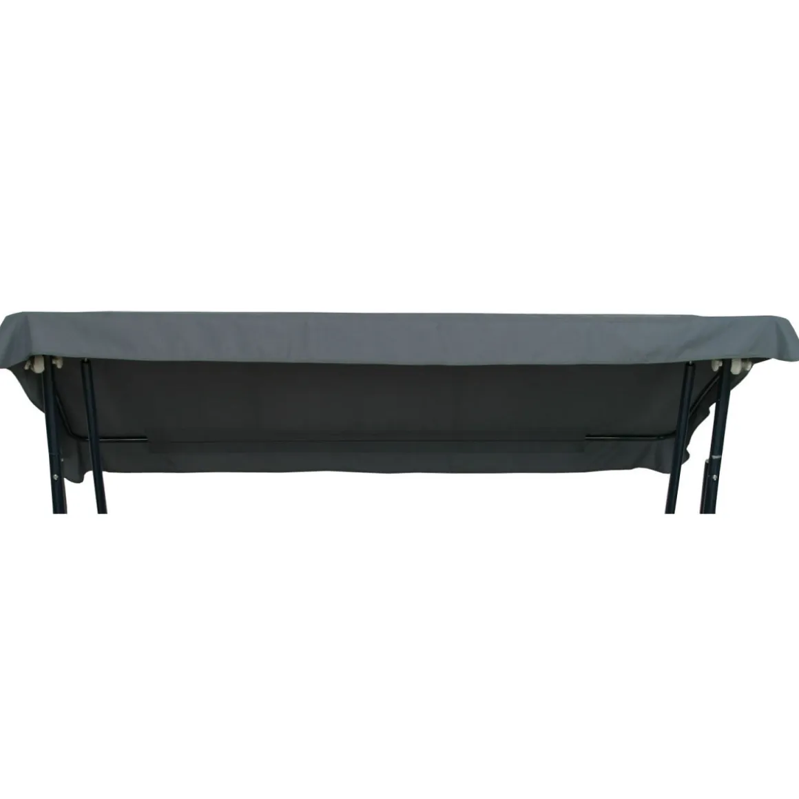GO-DE Universal-Ersatzdach fuer Hollywood- Schaukel grau ca.125 x 190/145 x 215 cm