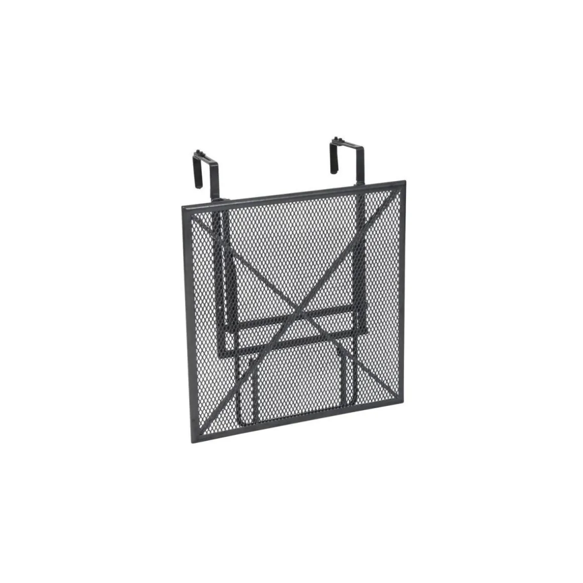 Greemotion Testrut Balkonhängetisch XL Toulouse eisengrau 70 x 88 x 47-79 cm