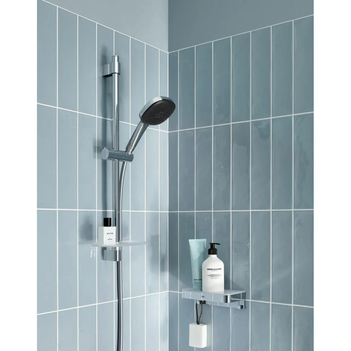 Grohe Brausestangenset Vitalio Comfort 110 2 Strahlarten (Rain, Jet)