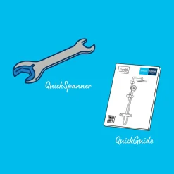 Grohe Duschsystem Vitalio Comfort 250 Flex mit Umstellung für die Wandmontage