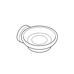 Grohe Halter mit Seifenschale Essentials 12,5 x 5,8 cm