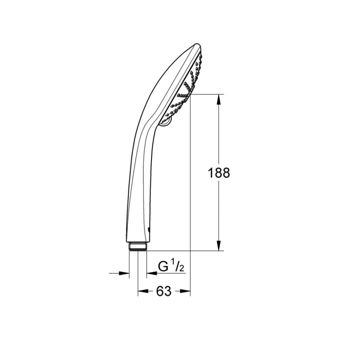 Grohe Handbrause Vitalio Joy 110 Massage