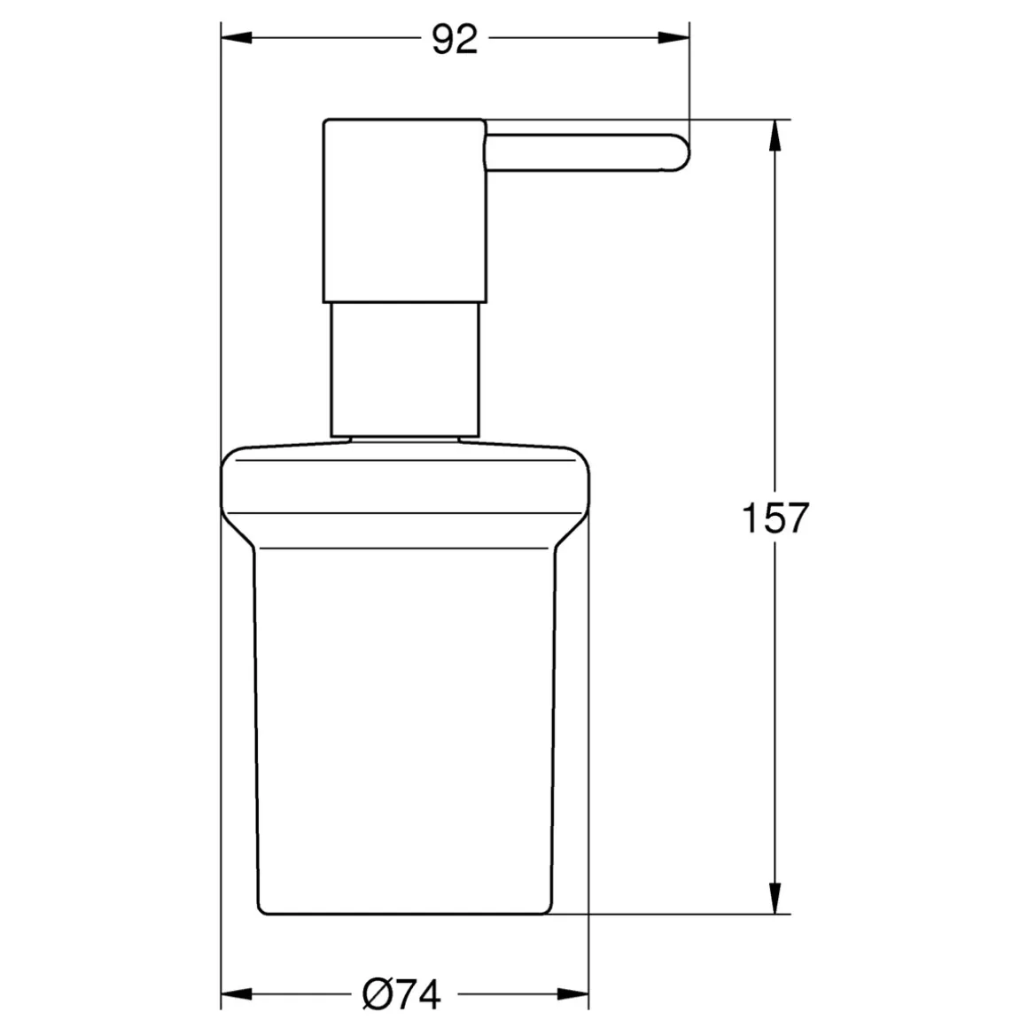 Grohe Seifenspender Essentials für Halterung