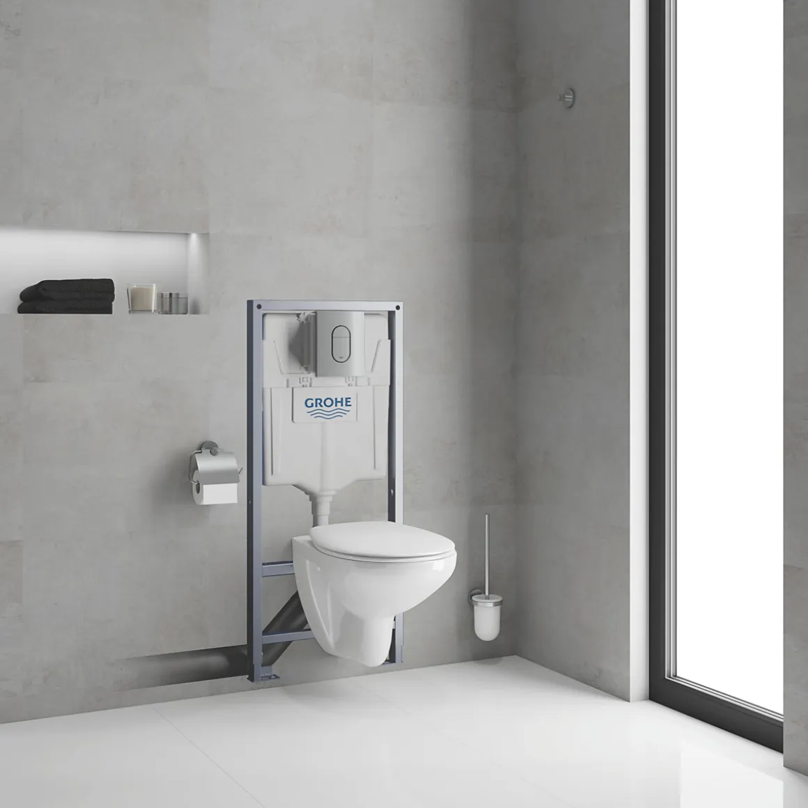 Grohe Wand-WC Komplett-Set Solido 5in1 inkl Befestigungsmaterial