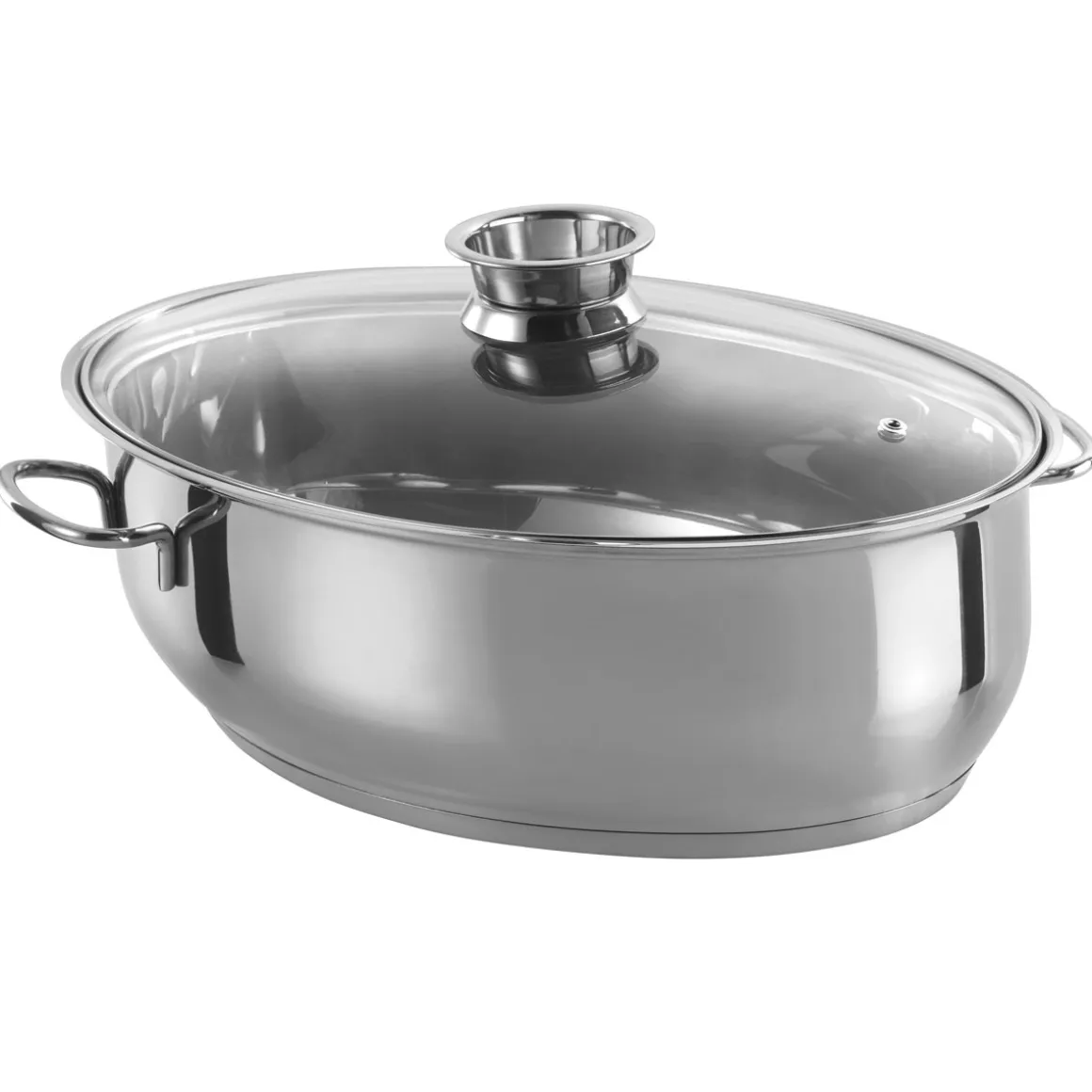 GSW Edelstahl Multibräter oval 38cm, 3 in 1