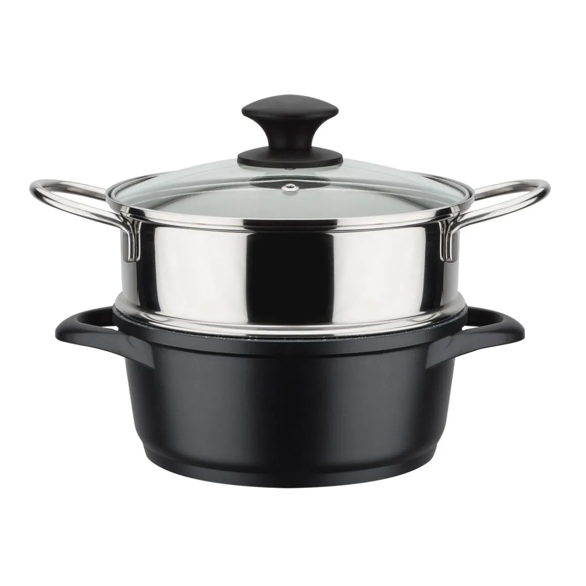 GSW Kochtopf-Set Gourmet Granit 10-tlg.