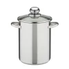 GSW Spargeltopf mit Glasdeckel und Einsatz 16cm 4,2L