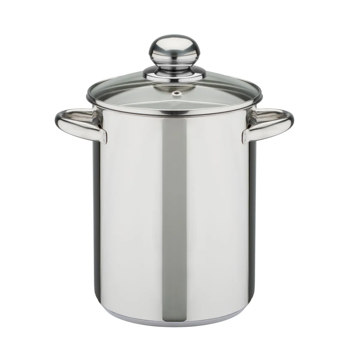 GSW Spargeltopf mit Glasdeckel und Einsatz 16cm 4,2L