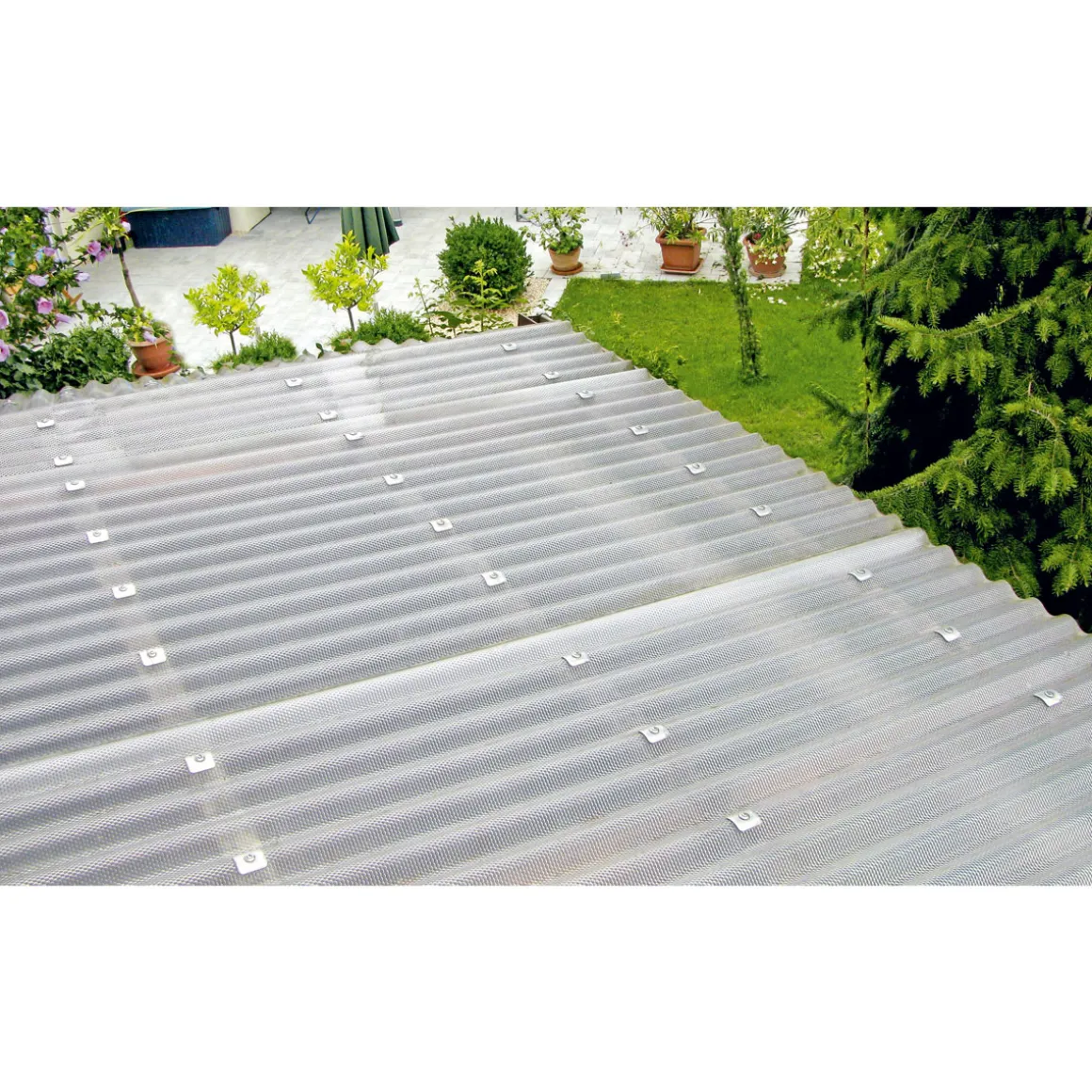 gutta PVC Wellplatte Prisma klar 200 x 90 cm