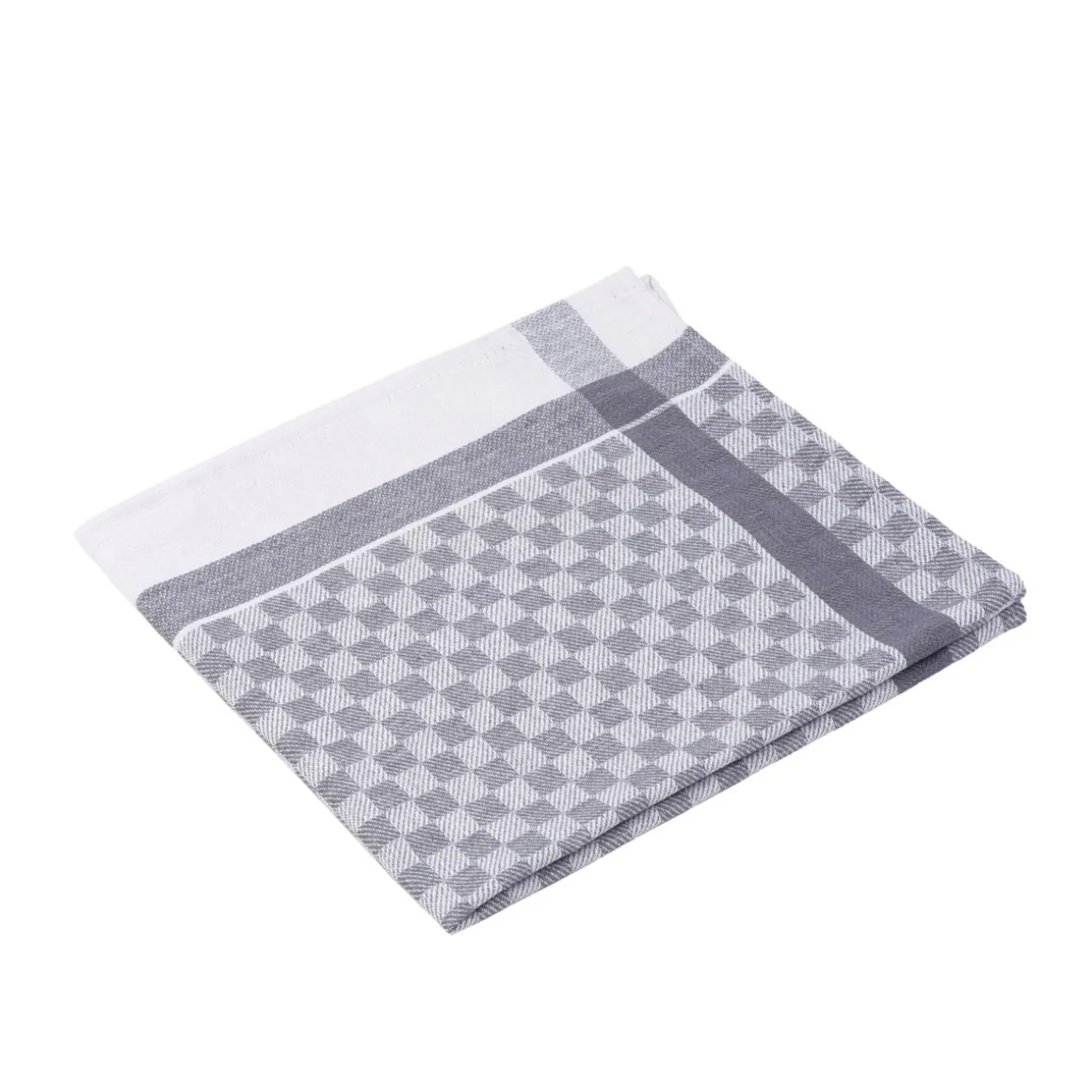 Gözze Grubenhandtuch 50 x 100 cm 3er Pack silber