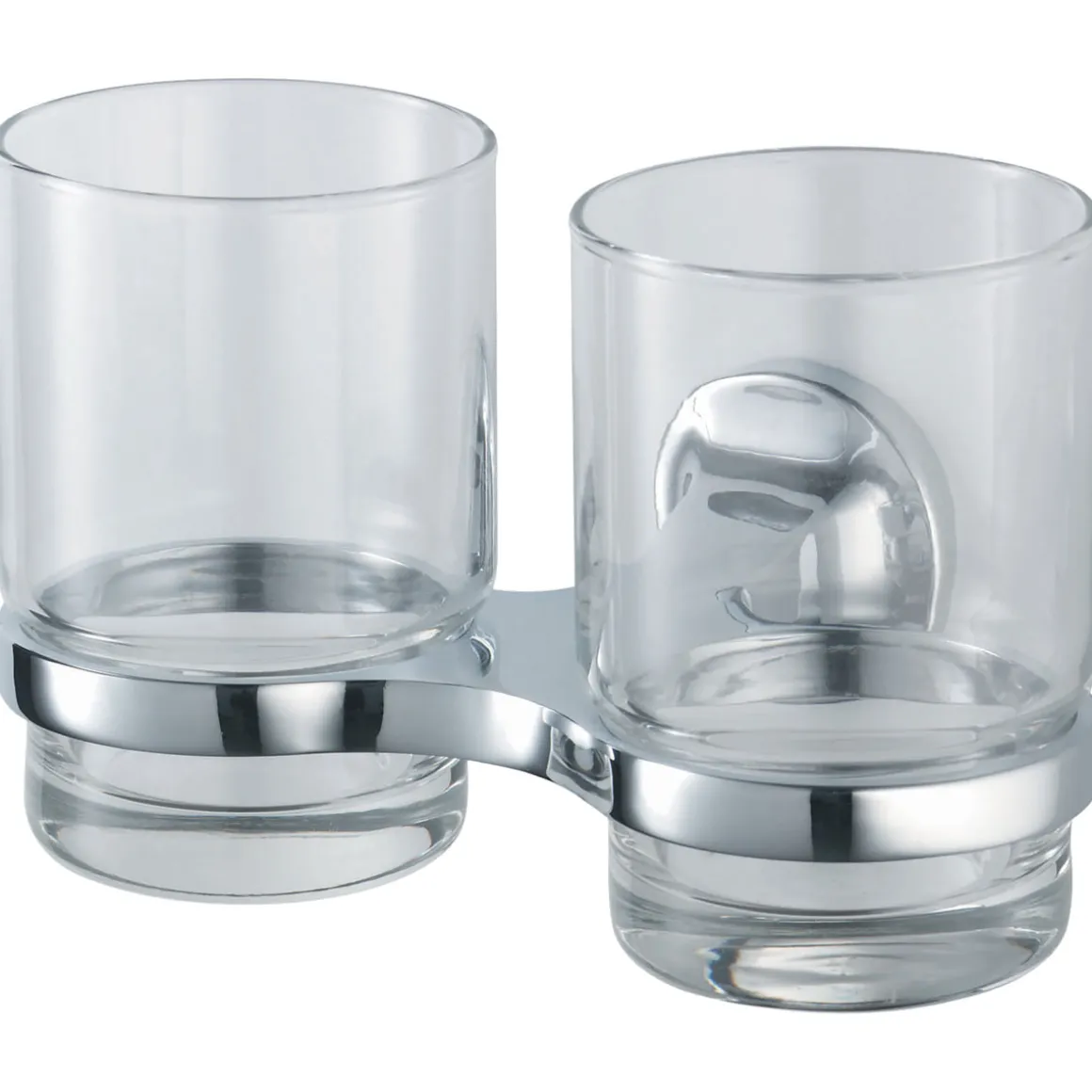 Haceka Aspen Becherhalter doppelt Glas Chrom