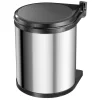 Hailo Mülleimer Compact Box M 15 L Edelstahl