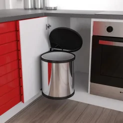 Hailo Mülleimer Compact Box M 15 L Edelstahl
